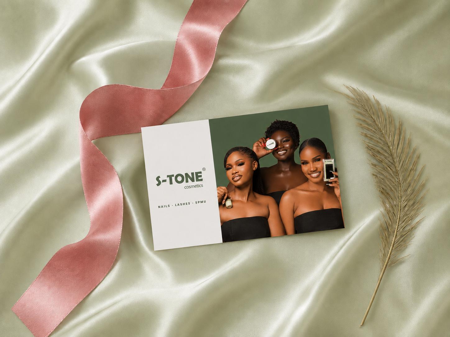 S-Tone professional beauty supplies — nails, lashes, SPMU